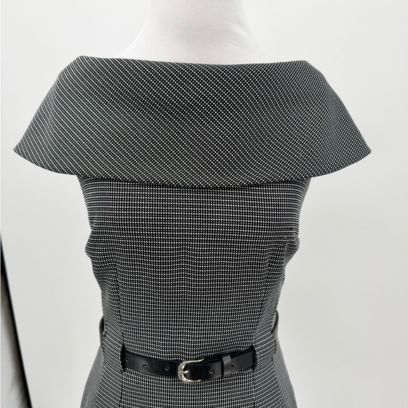 Tahari black sheath dress Womens size 4 - Picture 5 of 8